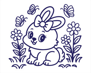 Obraz premium Santa and Reindeer Cartoon