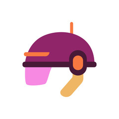 Futuristic Helmet Digital Art