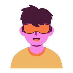Obraz premium Boy Wearing Goggles