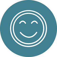 Cheerful Glow Vector Line White Circles Multicolors