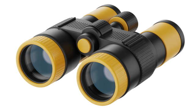 Modern binoculars ready for adventure and discovery