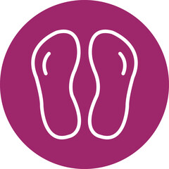 Sole Vector Line White Circles Multicolors