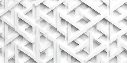 Abstract white geometric pattern (1)