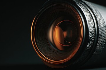 Close-up of a camera lens