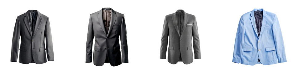 Stylish blazers in varying colors, perfect for any formal occasion