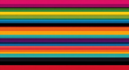 Vibrant horizontal bands of color