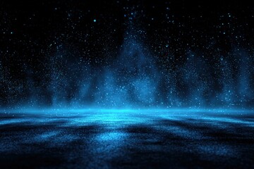 Abstract dark blue glow