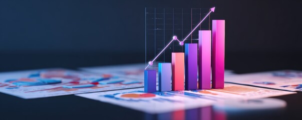 Growing bar graph on documents