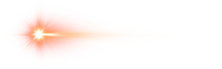 Obraz premium A vibrant red energy beam radiating with bright light and dynamic energy effects. light effect.