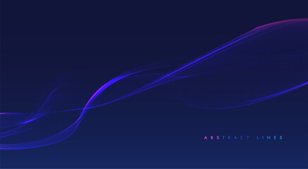 Abstract colored dynamic waves. Modern abstract cover. Colorful curve lines. Graphic concept for your design