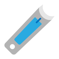 Nail Cutter Vector Flat Icon Design