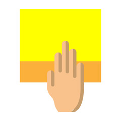 Dusting Vector Flat Icon Design