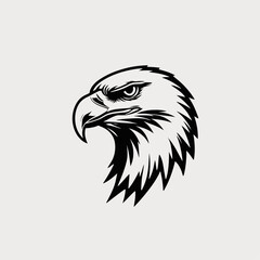 Obraz premium vector head of an eagle