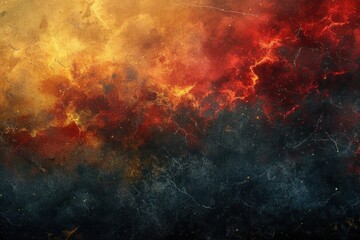 Intense Flames and Swirling Smoke Against a Dark Background Captured in High Definition