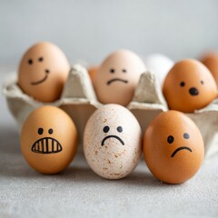 Playful Expressions on Eggs for Creative Culinary Concepts