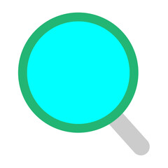 Search Vector Flat Icon Design