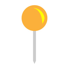 Pin Vector Flat Icon Design