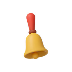 3D Bell Icon &ndash; School Bell for Class Start or End Time3D Bell Icon &ndash; School Bell for Class Start or End Time
