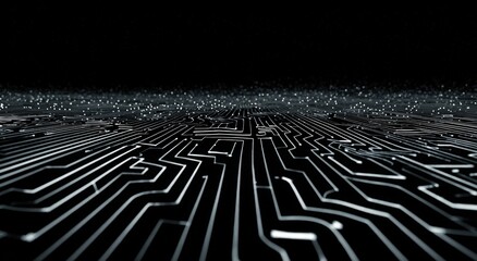 Abstract circuit board pattern (1)