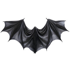 A stylish vector illustration of a black bat and umbrella offers a unique and modern fashion design for summer rain decoration