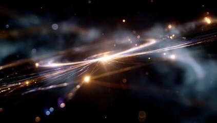 Obraz premium Abstract spiral galaxy in deep space