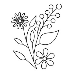 Garden trace swirl mandala coloring book page