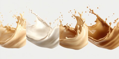 Milk or Cream Splash Variations