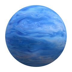 Mysterious blue planet neptune swirling in the vastness of space exploration