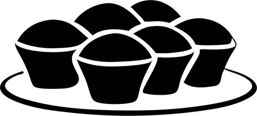 Cake Silhouette Vector | Dessert, Wedding, Party Icons