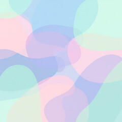 Fototapeta premium organic shape background with pastel tones