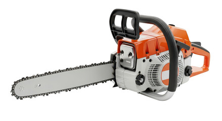 Fototapeta premium Chainsaw isolated on transparent background