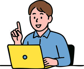 vector illustration of business people