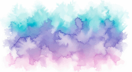 Obraz premium Abstract watercolor background with soft pastel gradient colors blending from pink to purple and blue, perfect for artistic design and decorative projects