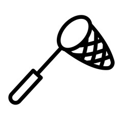 Fishing Net Line Icon of Fishing Icon Set