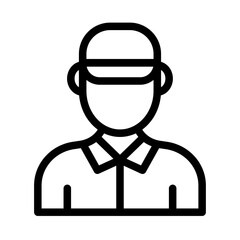Exterminator Line Icon of Pest Control Icon Set
