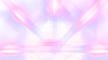 Abstract romantic vintage light leaks transparent background. featuring vibrant pink tone neon beams in PNG.