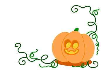 ジャックオーランタン｜ハロウィンフレーム