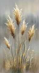 Dry Reeds in Autumn