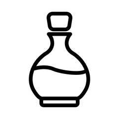 Decanter Line Icon of Wine and Spirits Icon Set