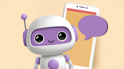 A chatbot on a mobile phone interface representing customer support automation, ai communication, and virtual assistants for modern digital interaction.