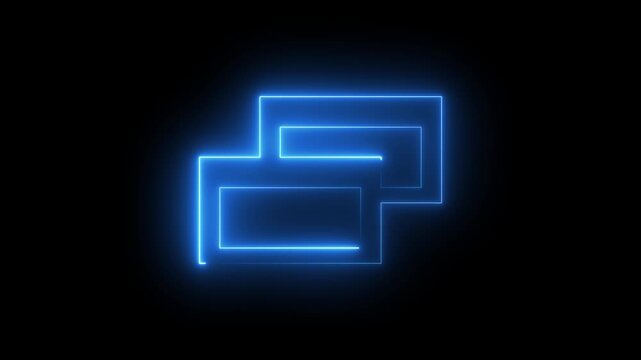 Abstract blue background with computer folder and arrow icon for web design