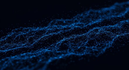 Abstract Data Network Graphic