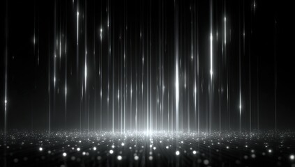 Abstract digital backdrop with radiating light