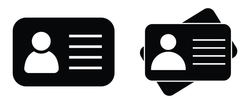 Digital Transformation of Identification Cards &ndash; From Physical ID to Mobile Vector Icon"