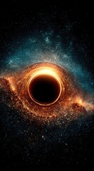 Naklejka premium Black Hole Space