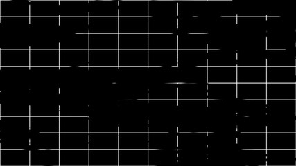 Black dark background grid technology video 4K. Information hologram overlay asset internet data concept .Seamless polygon dots digital motion graphic. Mesh shiny tile-like creative animated video. - Powered by Adobe