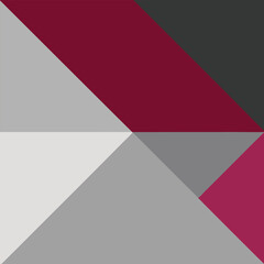 Obraz premium Geometric shapes with maroon gray and white colors abstract.