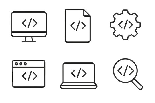 "Programming Icons" Images – Browse 512 Stock Photos, Vectors, and ...