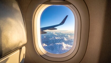 view from airplane window