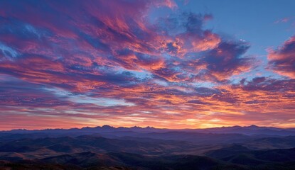 Fototapeta premium Dramatic Sunset Clouds